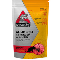 Брикети парафінові від мишей та щурів Irex 250 г