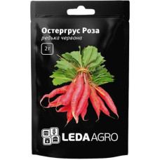 Насіння Редька червона довга Остергрус Роза 2 г LedaAgro