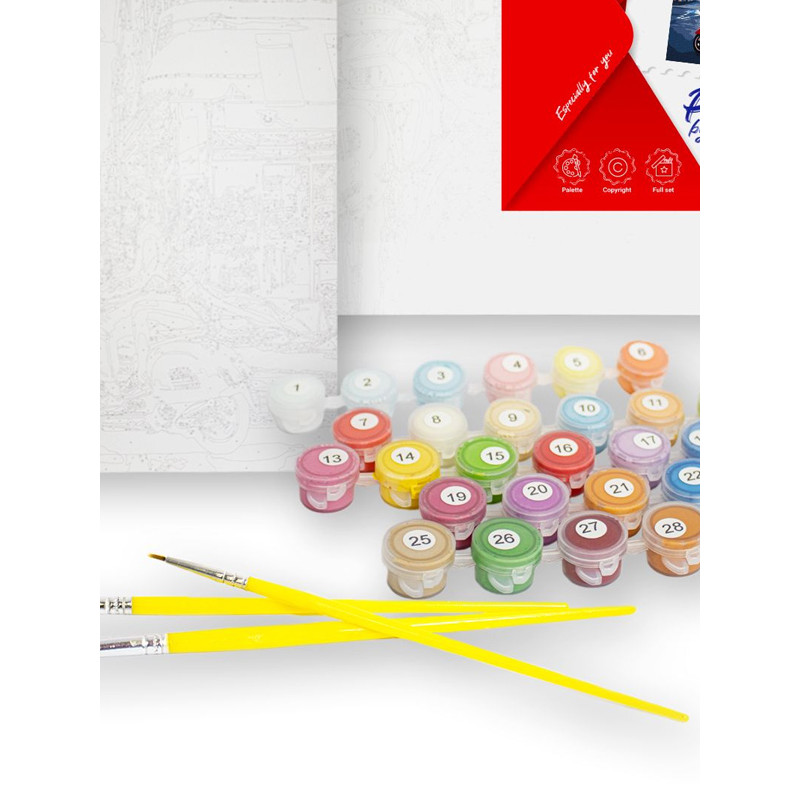 Картина за номерами Пухнастий читач 40*50 см  (KHO6587)
