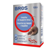 Гранули від мишей та щурів Bros 100 г