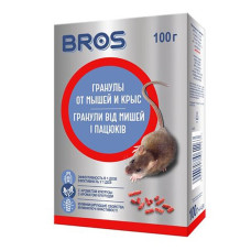 Гранули від мишей та щурів Bros 100 г