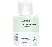 Тонік для обличчя з гліколевою кислотою Hollyskin Glycolic AHA Acidr Skin Toner 30 мл