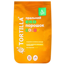 Стиральный эко порошок для цветных вещей Tortilla (дой-пак) 400 г