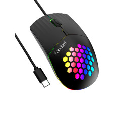 Миша дротова Earldom ET-KM5 RGB (Type-C) Black (CM-000113)