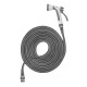 Шланг TWIST HOSE, що розтягується, 12м - 24м сірий, коробка WTW1224GY