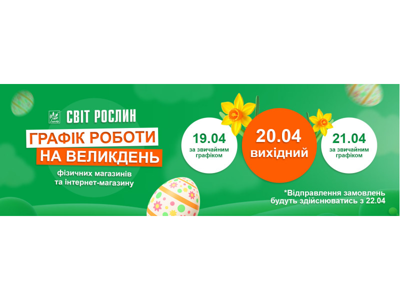 Графік роботи мережі магазинів 
