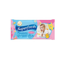 Вологі серветки SuperFresh Дитячі 15 шт