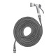 Шланг TWIST HOSE 9м - 18м сірий, що розтягується, коробка WTW918GY