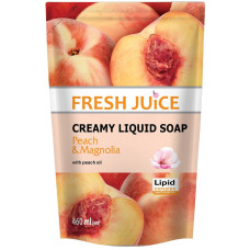 Крем-мило Fresh Juice Peach & Magnolia (дой-пак) 460 мл