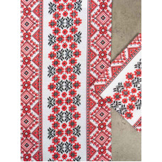 Рушник вафельний GM Textile з принтом вишивки 35*61 см