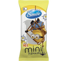 Вологі серветки Smile Mini Міньйони 8 шт
