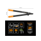 Сучкорез плоскостной Fiskars с загнутыми лезвиями (M) L74 (1000582)