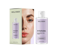 Охолоджувальний тонер для обличчя для боротьби з набряками Hollyskin Artichoke Skin Rerfecting Toner 150 мл