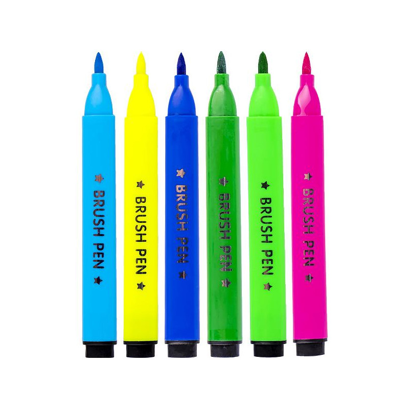 Набір фломастерів-пензликів Colors 12 кольорів