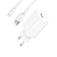 Мережевий зарядний пристрій SkyDolphin SC36V 1 USB 2.4A с кабелем Micro USB White (MZP-000118)