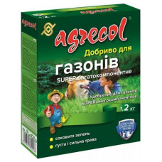 Добриво Agrecol для газонів багатокомпонентне 1,2 кг