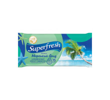 Вологі серветки SuperFresh Breeze 15 шт