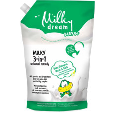 Засіб для купання малюків 3 до 1 Milky Dream (запаска) 450 мл