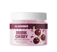 Крем-скраб для рук і тіла Mr.SCRUBBER Drunk cherry з ароматом п'янкої вишні 250 г