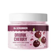 Крем-скраб для рук і тіла Mr.SCRUBBER Drunk cherry з ароматом п'янкої вишні 250 г