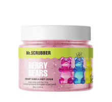 Крем-скраб для рук та тіла Mr.SCRUBBER Berry bears з ароматом ягідних желейних ведмедиків 250 г