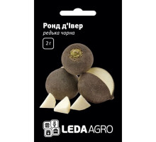 Насіння Редька Ронд д'Івер чорна 2 г LedaAgro