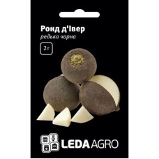 Насіння Редька Ронд д'Івер чорна 2 г LedaAgro
