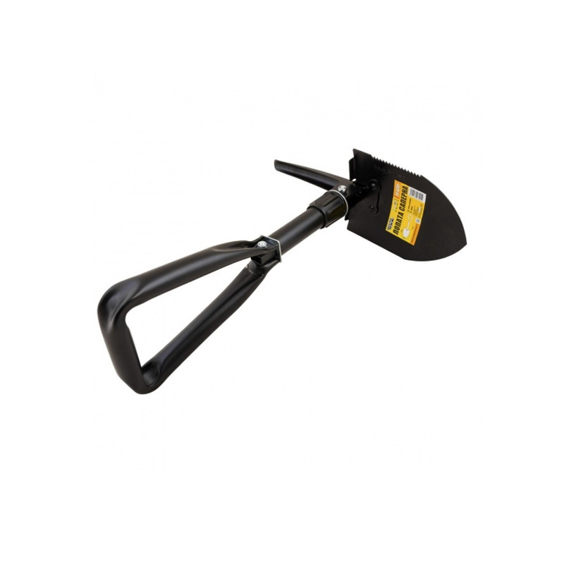 Лопата саперна MASTERTOOL 110х160х460 мм складна, 14-6281