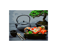 Картина за номерами Японська кухня 40*50 см