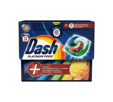 Капсули для прання кольорової білизни Dash Platinum Pods Extra Color 14 шт