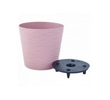 Вазон Фьюжн низький 20 см зі вставкою фрезія