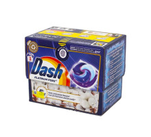 Гель-капсули для прання Dash Platinum Pods Cotton Freshness універсальні 14 шт