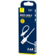 Кабель SkyDolphin S66V USB - micro USB 2.4A 1 м White