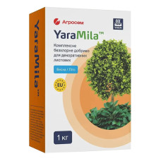 Удобрение бесхлороное YaraMila для декоративных лиственных Весна-Лето 1 кг