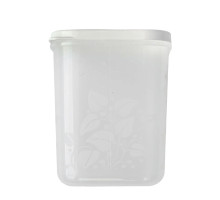 Контейнер для сипучих продуктів прозорий/білий 