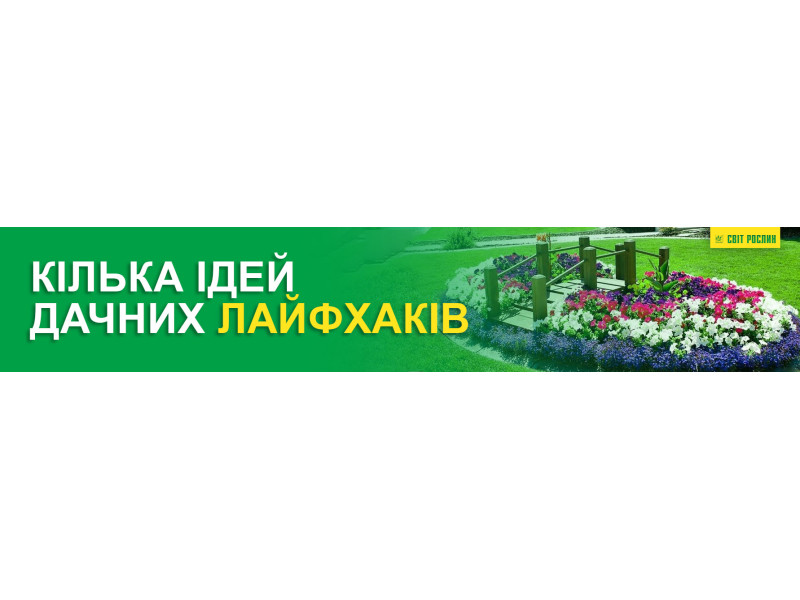Кілька ідей дачних Лайфхів