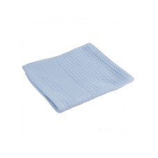 Рушник вафельний з бордюром GM Textile блакитний 40*70 см
