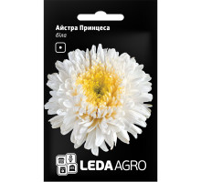 Насіння Айстра біла хризантемоподібна Принцеса 0,2 г LedaAgro