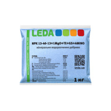 Добриво Leda NPK 13-40-13 +1MgO+TE+GS+AMINO 1 кг