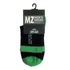 Носки мужские Modna Zona RT1321-133 средние Sport черно-зеленые 39-42