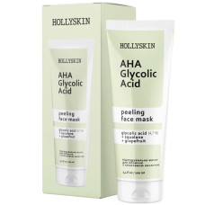 Маска для обличчя із гліколевою кислотою Hollyskin Glycolic AHA Acid Face Mask 100 мл