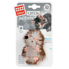Іграшка д/котів GiGwi Catch&scratch Їжачок з брязкальцем, плюш, штучне хутро 7 см