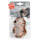 Игрушка для котов Ежик с погремушкой GiGwi Catch&scratch плюш, искусственный мех, 7 см