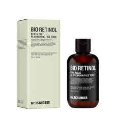 Омолоджувальний тонік для обличчя Mr.SCRUBBER Bio Retinol з екстрактом синіх водоростей 200 мл