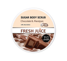 Цукровий скраб для тіла Fresh Juice Chocolate & Marzipan 225 мл