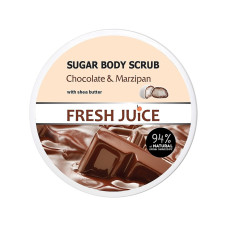 Цукровий скраб для тіла Fresh Juice Chocolate & Marzipan 225 мл