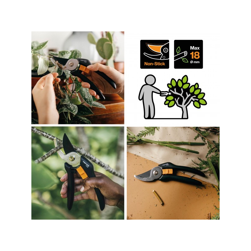 Секатор площинний Fiskars Solid P121 (1057160)