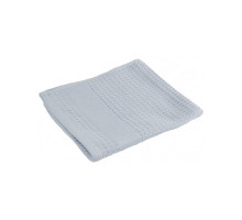 Рушник вафельний з бордюром GM Textile світло-сірий 40*70 см