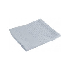 Рушник вафельний з бордюром GM Textile світло-сірий 40*70 см