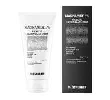 Заспокійливий крем для обличчя з ніацинамідом та пробіотиком Mr.SCRUBBER Niacinamide 5% 50 г